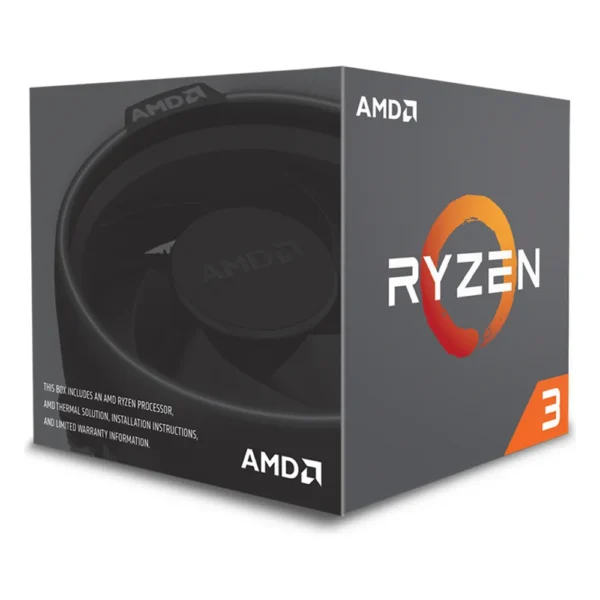 Boîte des processeurs AMD Ryzen 3 de première génération, gamme du Ryzen 3 1200