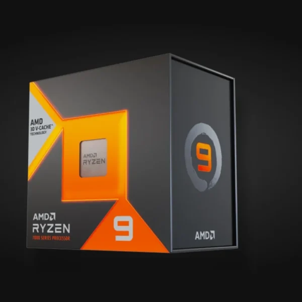 Boîte des processeurs AMD Ryzen 9 série 7000 avec 3D V-Cache, dont le Ryzen 9 7950X3D