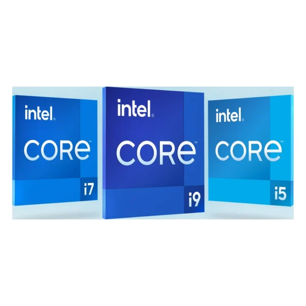 Boîtes des processeurs Intel Core de 14e génération (Core i9, i7 et i5)
