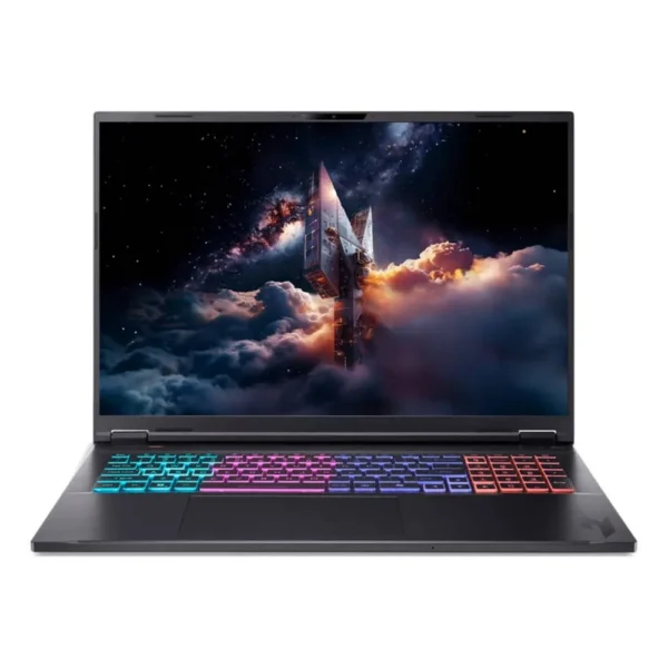 PC portable Acer Nitro 18 AI ouvert, vu de face