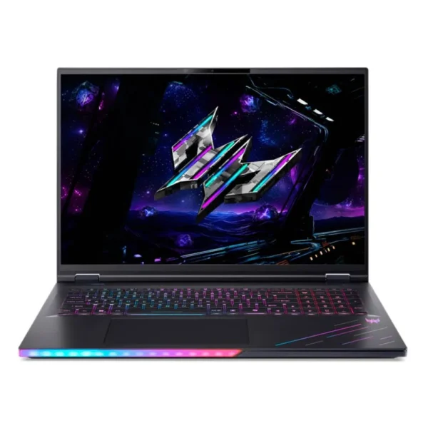 PC portable Acer Predator Helios 18 AI noir avec barre lumineuse RGB