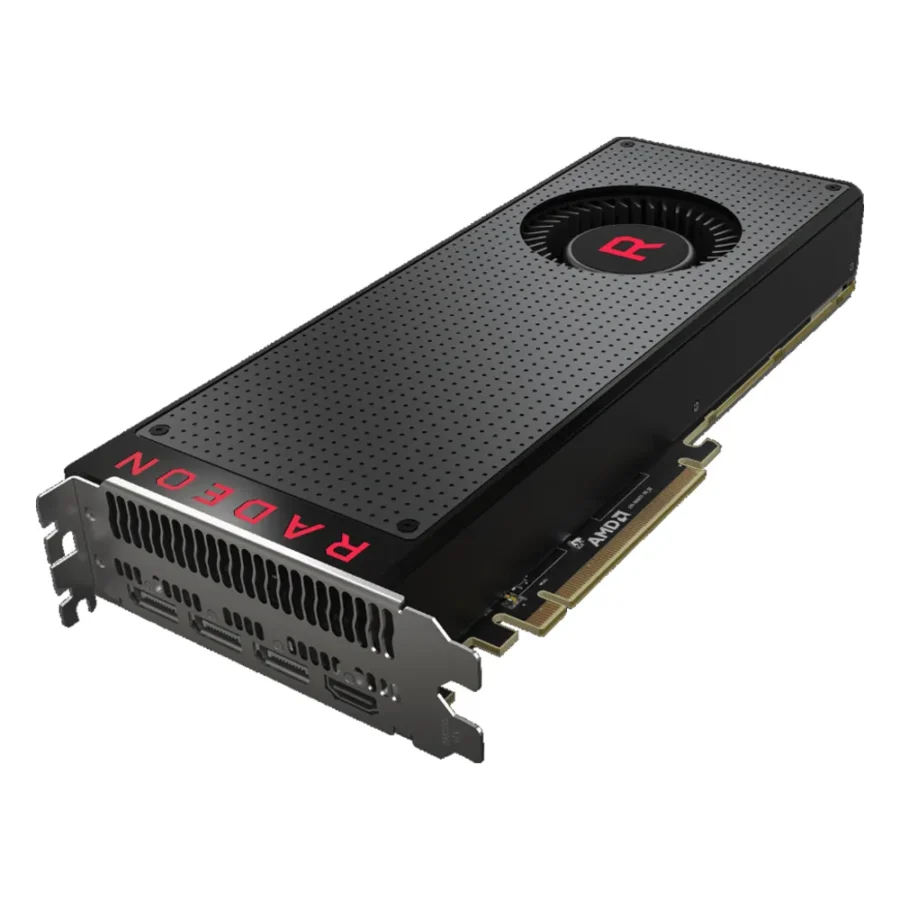 Carte graphique AMD Radeon RX Vega 56 de référence, noire, à ventilateur radial