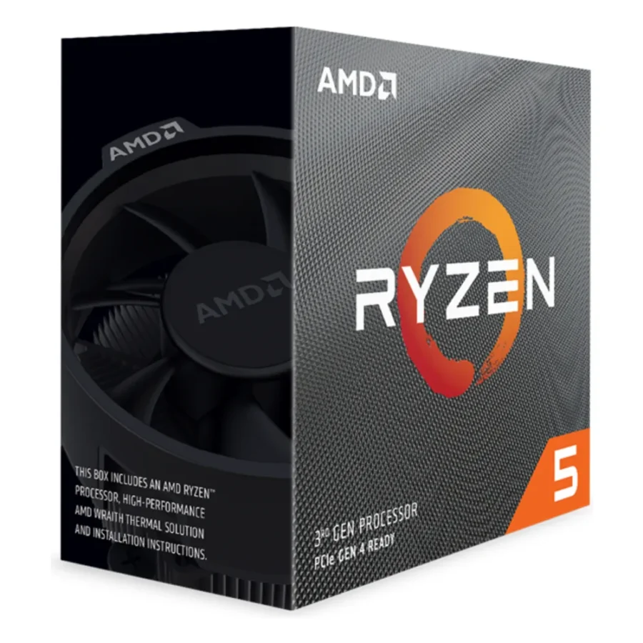 Boîte des processeurs AMD Ryzen 5 de 3e génération, gamme du Ryzen 5 3600