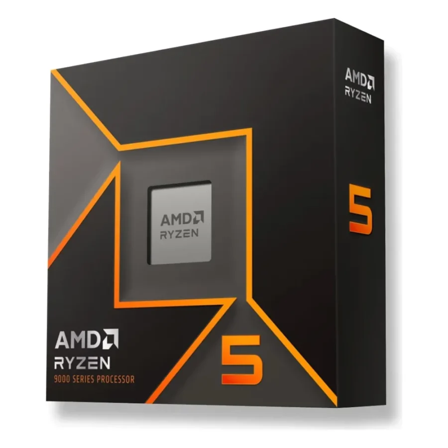 Boîte des processeurs AMD Ryzen 5 série 9000, gamme du Ryzen 5 9500F