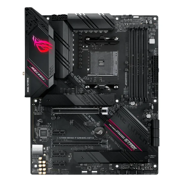 Carte mère ASUS ROG STRIX B550-F GAMING WIFI II (AM4, chipset B550), vue de face