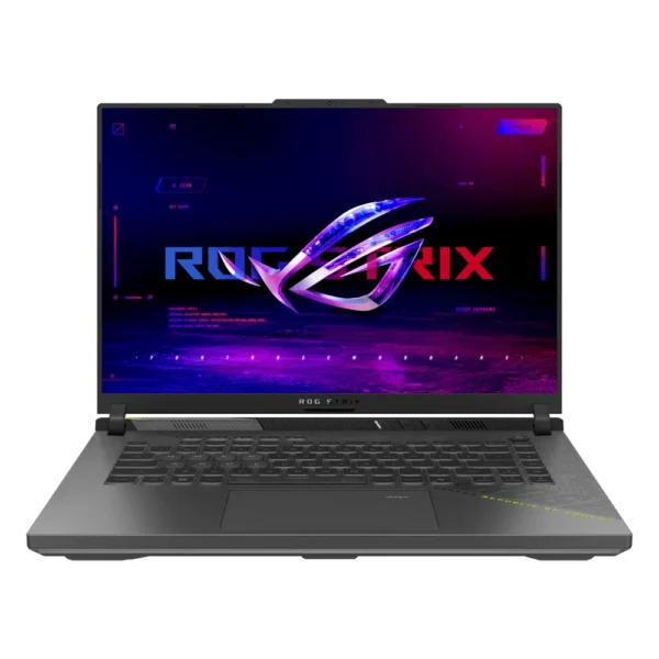 PC portable ASUS ROG Strix G16 noir avec barre lumineuse RGB