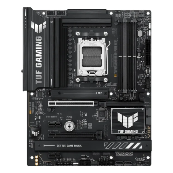 Carte mère ASUS TUF GAMING B850-PLUS WIFI (AM5, chipset B850), vue de face