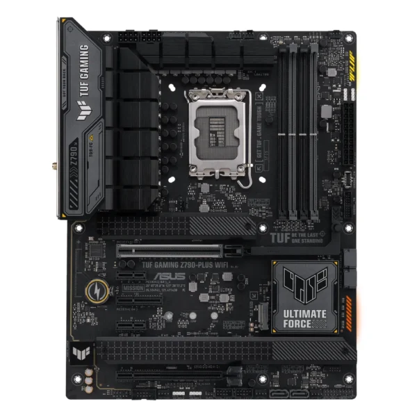 Carte mère ASUS TUF GAMING Z790-PLUS WIFI (LGA 1700, chipset Z790), vue de face