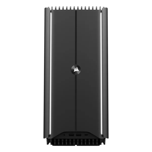 PC compact CORSAIR ONE i600 noir vu de face