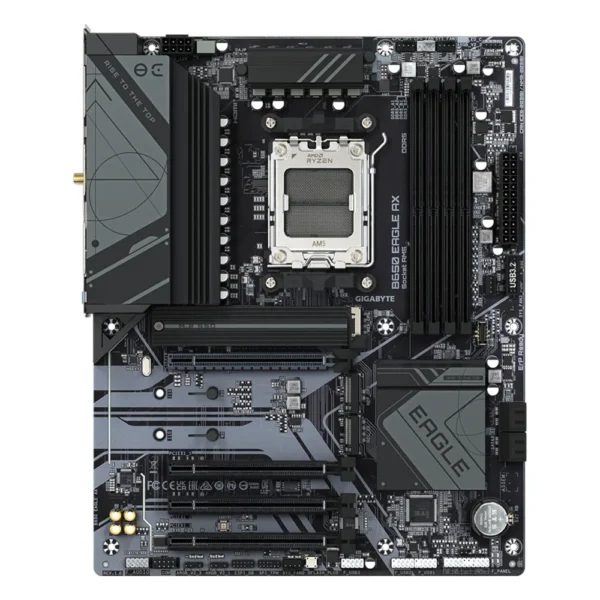 Carte mère Gigabyte B650 EAGLE AX (AM5, chipset B650), vue de face