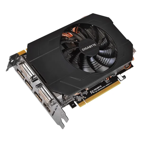 Carte graphique GeForce GTX 970 : modèle compact GIGABYTE GeForce GTX 970 ITX OC à un ventilateur