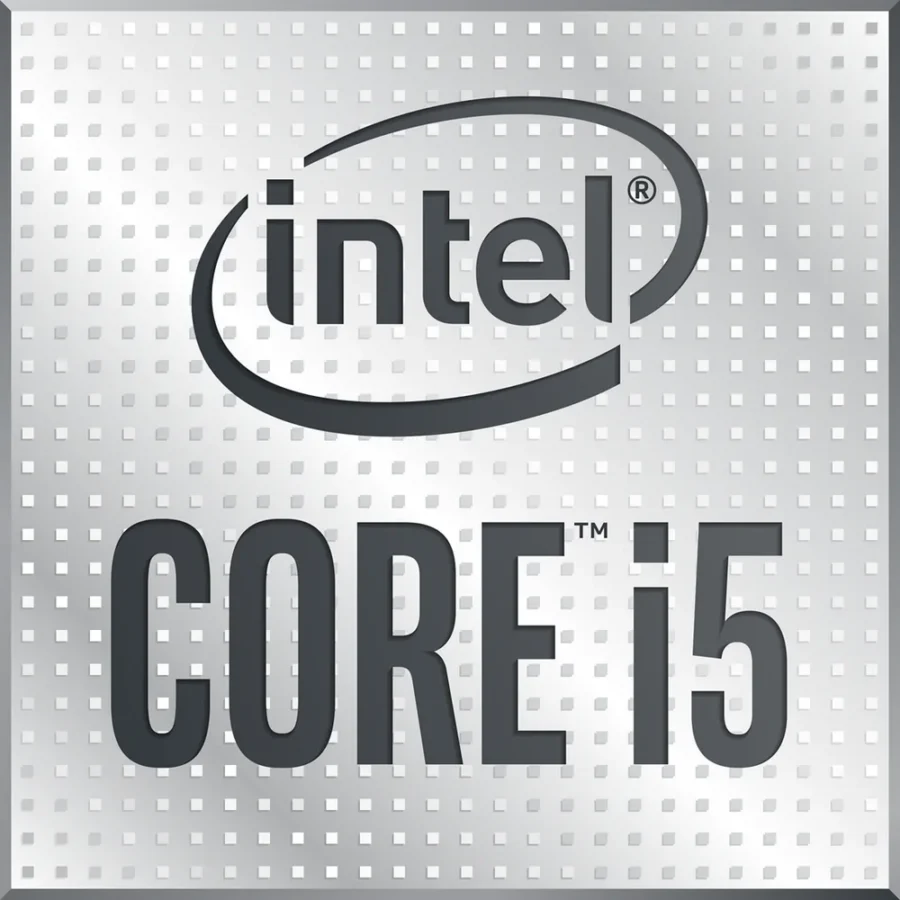 Logo des processeurs Intel Core i5 de 10e génération, gamme du Core i5-10600K