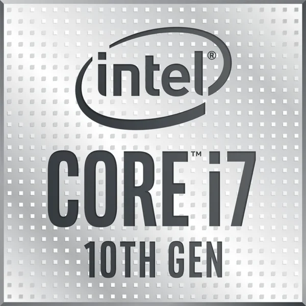 Logo des processeurs Intel Core i7 de 10e génération, gamme du Core i7-10700K