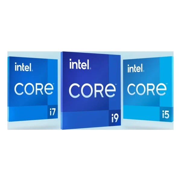 Boîtes des processeurs Intel Core de 14e génération (Core i7, i9 et i5), gamme du Core i7-14700K