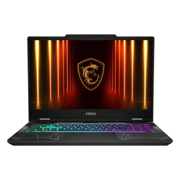 PC portable MSI Cyborg 15 noir vu de face