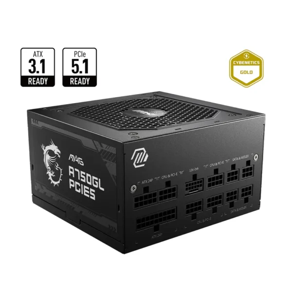 Alimentation ATX MSI MAG A750GL PCIE5 (750 W)