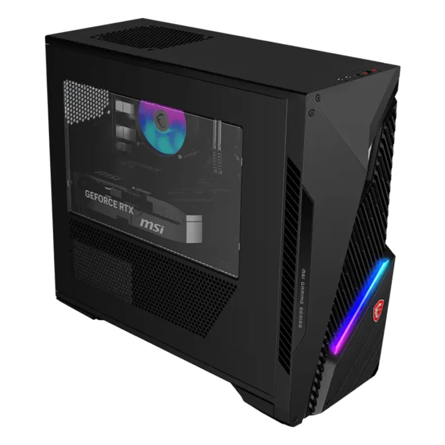 Tour MSI MAG Infinite S3 noire avec vitre latérale