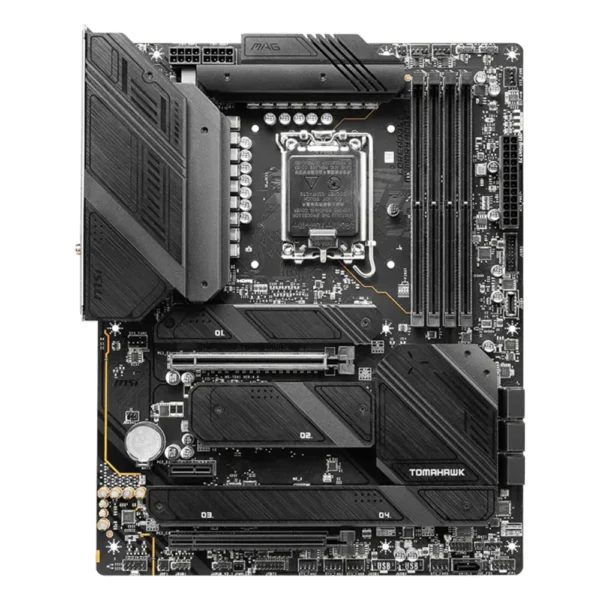 Carte mère MSI MAG Z790 TOMAHAWK WIFI (LGA 1700, chipset Z790), vue de face