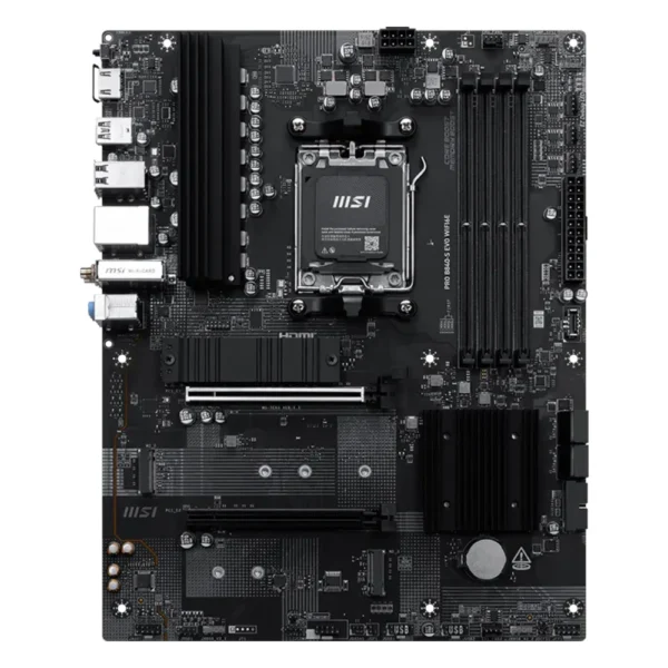 Carte mère MSI PRO B840-S EVO WIFI6E (AM5, chipset B840), vue de face