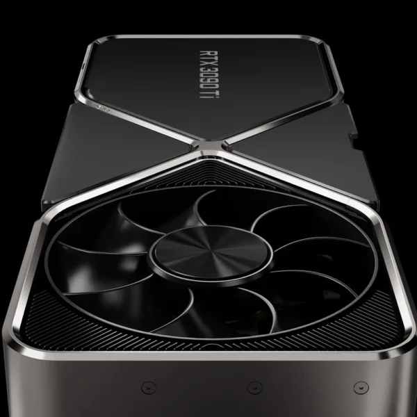 Carte graphique NVIDIA GeForce RTX 3090 Ti Founders Edition vue de face