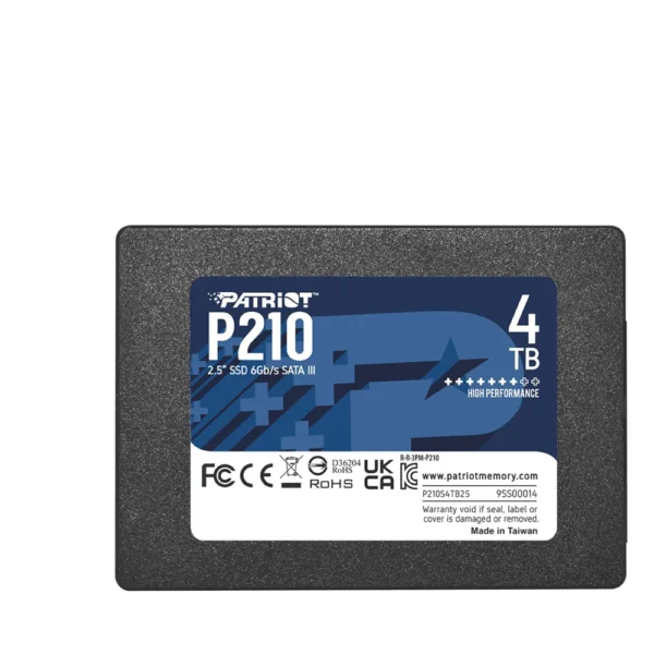 SSD SATA 2,5 pouces Patriot P210 (version 4 To)