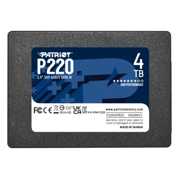 SSD SATA 2,5 pouces Patriot P220 (version 4 To)