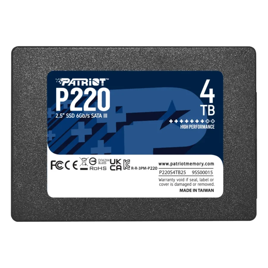 SSD SATA 2,5 pouces Patriot P220 (version 4 To)