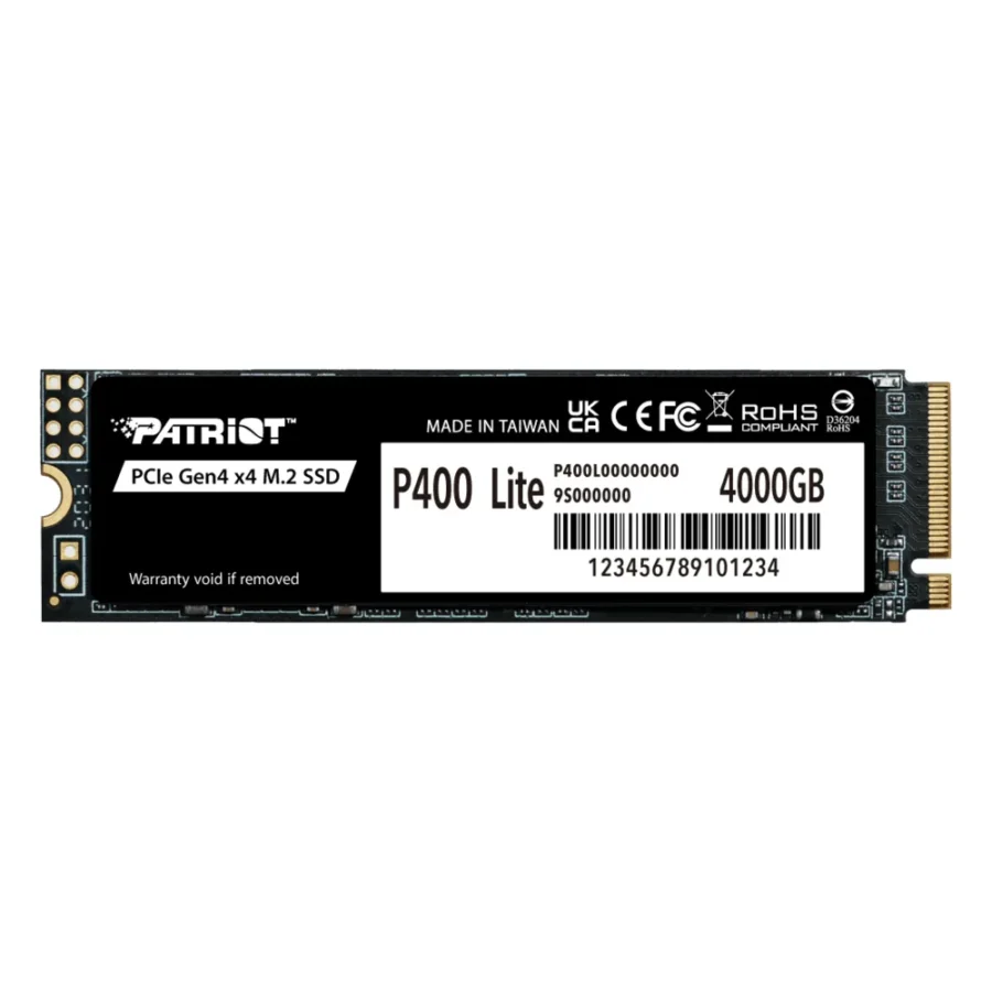 SSD NVMe M.2 PCIe 4.0 Patriot P400 Lite (version 4 To)