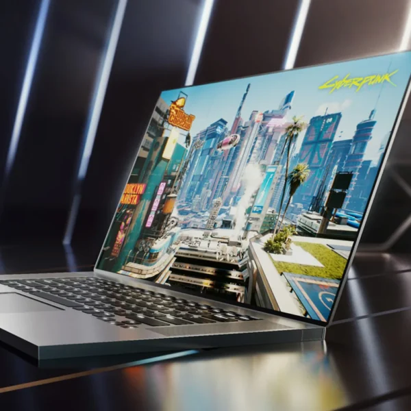 Visuel officiel NVIDIA des GPU GeForce RTX série 30 pour PC portables (GeForce RTX 3070 Laptop)
