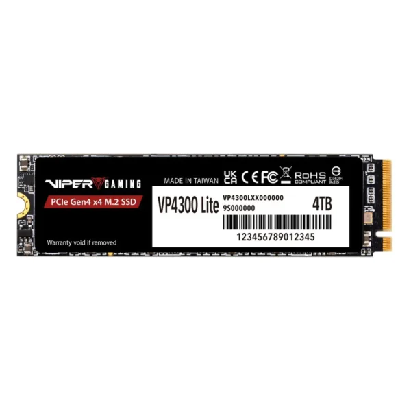 SSD NVMe M.2 PCIe 4.0 Viper VP4300 Lite (version 4 To)