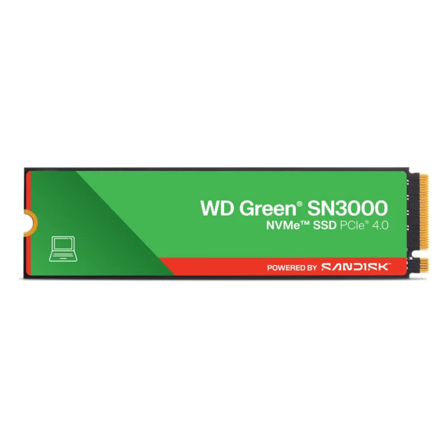 SSD NVMe M.2 PCIe 4.0 WD Green SN3000